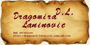 Dragomira Laninović vizit kartica